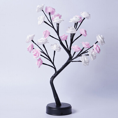 #ad Table Lamp Flower Tree Rose Lamps Fairy Desk Night Lights USB Operated Gifts For $24.00