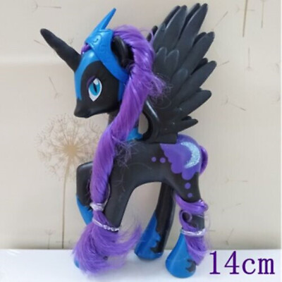 #ad 14cm My Little Pony Brushable NIGHTMARE MOON Princess PVC Model Toy Kids Gift US $11.85