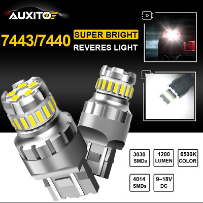#ad PAIR 7443 580 T20 High power LED 50W bulbs 5W 21W DRL For Ford Ranger 11 16 UK S GBP 14.49