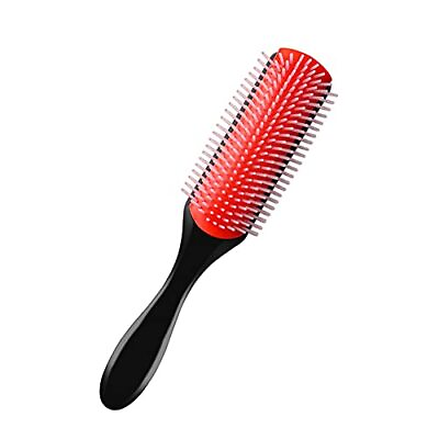 #ad 9 Rows Cushion Nylon Bristle Hair Brush Women Men Curly Wet or Dry Hair Class... $13.87