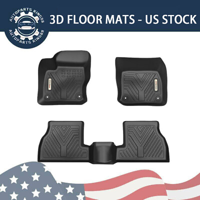 #ad All Weather 3D Floor Mats for 2012 2018 Ford Focus Rubber TPE Waterproof Liners $57.89