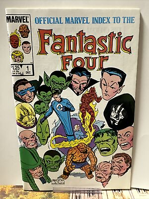 #ad Official Marvel Index to the Fantastic Four #1 Near Mint $3.00