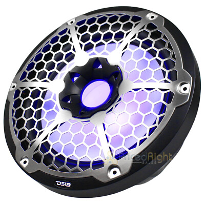 #ad DS18 Hydro 12quot; Marine Subwoofer with Integrated RGB 700 Watts 4 Ohm NXL 12SUB BK $289.98