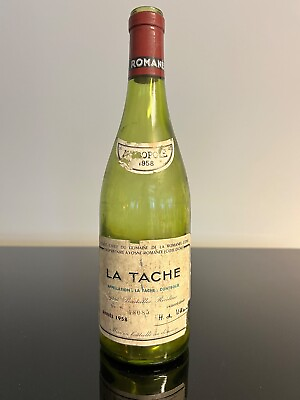 #ad Rare vintage of Romanée Conti La Tache 1958 Empty Wine Bottle GBP 190.00