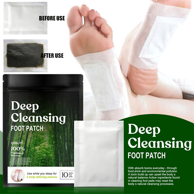 #ad Bandoo Detox Foot Patches Pads Body Toxins Feet Deep Cleansing Natural Herbal US $5.99
