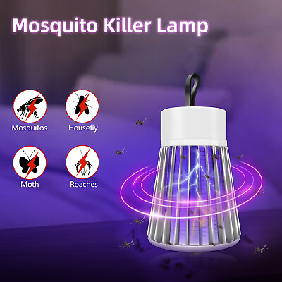 #ad USB Electric Mosquito Killer Lamp Fly Bug Insect Zapper Trap LED Indoor Bedroom $10.95