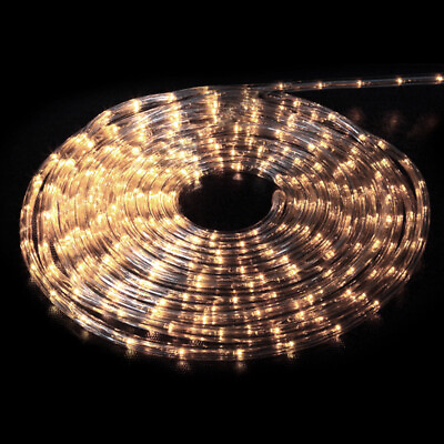 50 100 150 300ft LED Rope Light In Outdoor Cuttable Flexible Lights Strip $55.40