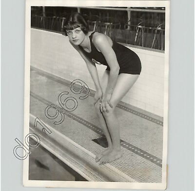 #ad SWIMMING Champion JANE FAUNTZ Athletes Olympics WOMEN IN SPORTS 1929 Press Photo $60.00