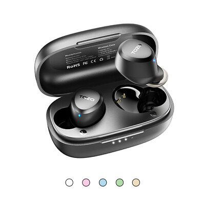 #ad TOZO A1 Wireless Earbuds Bluetooth 5.3 Lightweight Mini Headphones Premium Sound $19.98