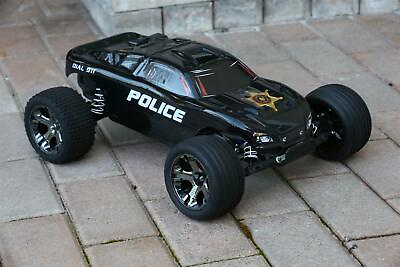 Custom Body Police Sheriff for Traxxas Rustler 2WD 1 10 Truck Car Shell Cover $22.98
