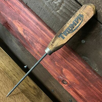 #ad Triumph Motorcycles Advertising Ice Pick Wood Handle Antique Finish $13.99