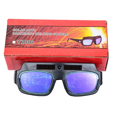 #ad New Solar Powered Auto Darkening Welding Mask Helmet Eyes Goggle Welder Glasses $9.99