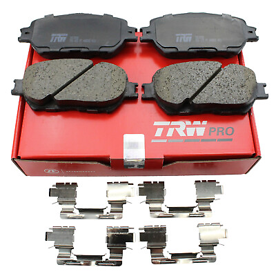 #ad TRW Pro Front Ceramic Brake Pads with Clips for Lexus GS300 IS250 Toyota Camry $32.95