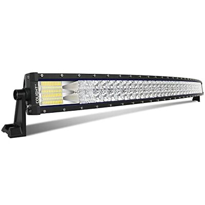 #ad CO LIGHT LED Light Bar 52 Inch Curved 5D Floodlit 5D Spotlight Cup Combo LE... $162.15