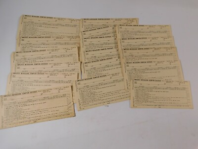 #ad Vtg. Lot 1975 IRS W 4 Employee Withholding Exemption Certificate Bamp;O Camp;O WM RR $19.54
