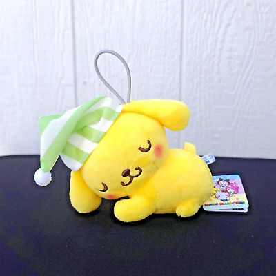 #ad *US seller* Sanrio Pompompurin yurukawa sleeping 4.5quot; mascot plush Japan RARE $28.00