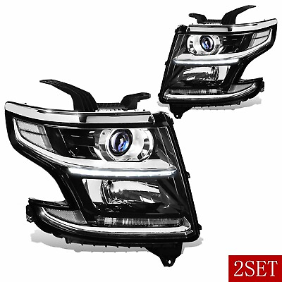 #ad For 2015 2020 Tahoe Chevy Suburban Headlights Headlamps Left Right Side 2SET $523.35