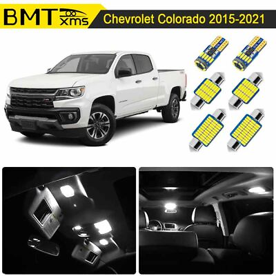 #ad 15x LED Interior White Light Package For Chevrolet Chevy Colorado 2015 2021 $14.98