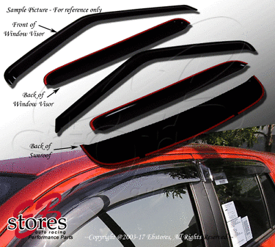 #ad Vent Outside Mount Window Visor Sunroof 5pc Combo For Nissan Altima 02 06 4DR $55.65