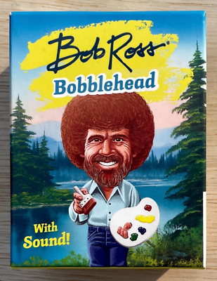 #ad Bob Ross Bobblehead: With Sound by Bob Ross English BRAND NEW HUMOR BOOK $13.99