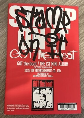 #ad GOT The Beat Stamp On It 1st Mini Album Opened Stamp Ver $14.99