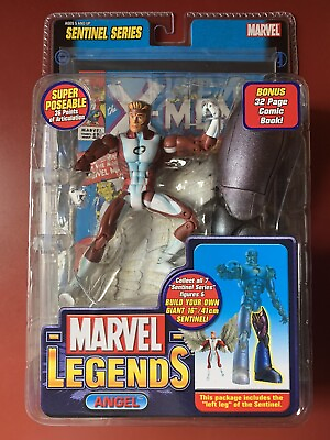 #ad Marvel Legends Sentinel Series ANGEL Action Figure ToyBiz 2005 NIP $68.98