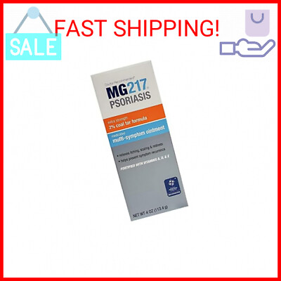 #ad MG217 Multi Symptom Relief 2% Coal Tar Medicated Psoriasis Ointment oz Jar 4 Oz $13.80