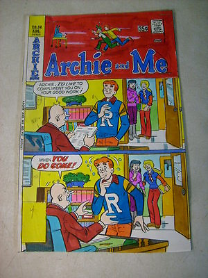 #ad ARCHIE AND ME #94 ORIGINAL COVER ART COLOR GUIDE 1977 LAZY ARCHIE $99.99