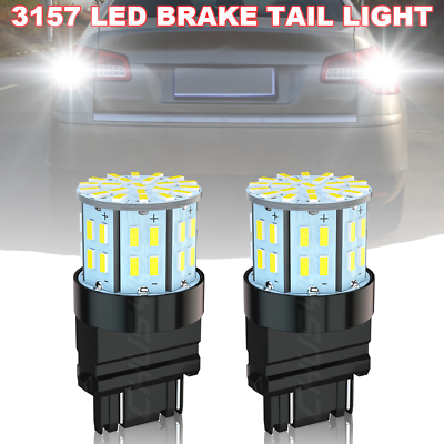 #ad 2X 3156 3157 6000K LED Daytime Running DRL Light Bulb For Chevy GMC Dodge Ford $7.05