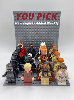 #ad LEGO Star Wars Minifigures Lot YOU PICK Jedi Sith Yoda Darth Vader Luke $1.00