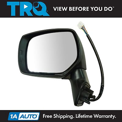 #ad TRQ Exterior Mirror LH Driver Side Power Heated Turn Signal for Subaru Forester $52.07
