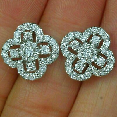 #ad Women#x27;s Stud Earrings Diamond 0.50 Ct Lab Created White Gold Plated Round Cut $135.04