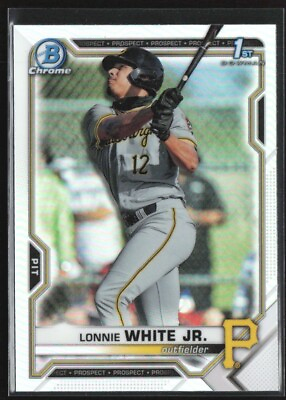 #ad Lonnie White Jr. 2021 Bowman Chrome Refractor #BDC 28 Pittsburgh Pirates $3.00