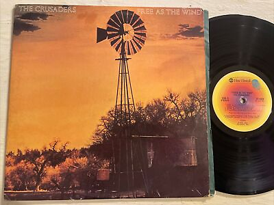 #ad The Crusaders Free As The Wind LP ABC Blue Thumb 1st USA Press Inner EX $10.79