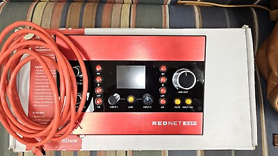 #ad Focusrite RedNet X2P 2x2 Ethernet Audio Digital Interface with Mic Preamps $872.00