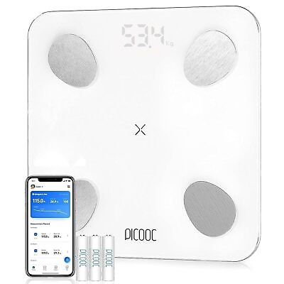 #ad Smart Scale for Body Weight High Accurate Digital Bathroom Scale Bluetooth ... $36.33
