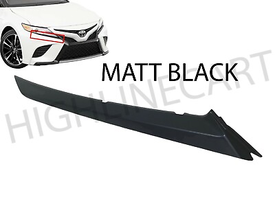 #ad For 2018 2023 Toyota Camry Front Right Headlight Trim Matte Black Molding $20.16