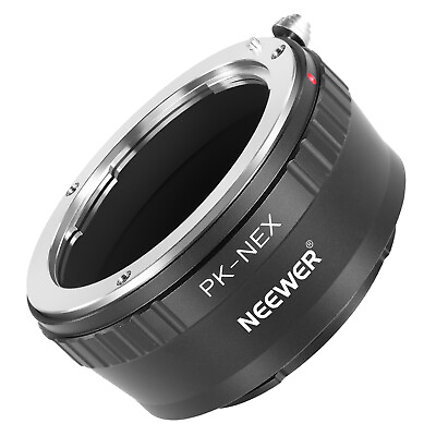 #ad NEEWER Lens Mount Adapter Manual Focus Ring Pentax K Mount Lens to Sony E Mount $20.79
