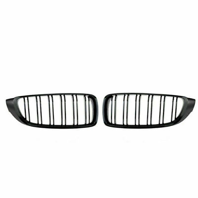#ad Gloss Black Front Dual Fin Grill Grille For BMW F32 F33 F36 428i 435i M3 M4 Type $49.85