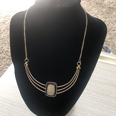 #ad necklace women silver $12.00