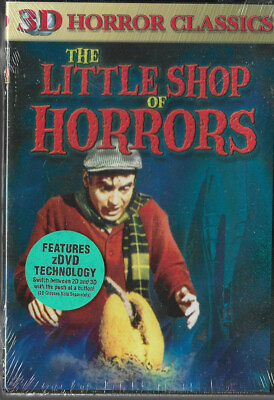 #ad THE LITTLE SHOP OF HORRORS 2 D amp; 3 D DVD 3D NEW SEALED zDVD $6.65