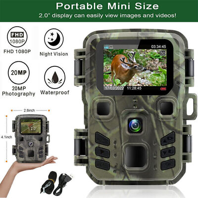 #ad Suntek Mini Hunting Trail Camera 24MP 1080P Game Camera with Night Vision 32GB $28.99