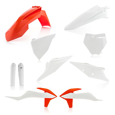 #ad Acerbis OEM 2019 Orange White Full Plastic Kit for 19 21 KTM SXF XCF 2726496345 $175.06