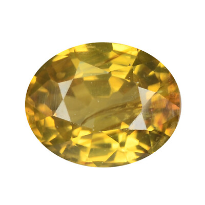 #ad 1.73Ct NATURAL YELLOW ZIRCON FROM CAMBODIA $13.99