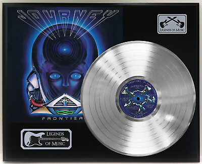#ad Journey Frontier Silver LP Record Display $179.95