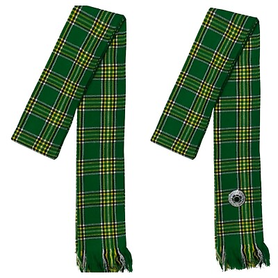 #ad AAR Womens Tartan Clan Sashes Ladies Brooch Scottish Highland 90 x 10.5 Inches $11.99