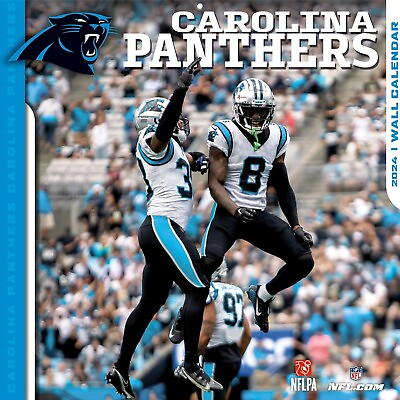 #ad #ad Carolina Panthers 2024 NFL Team Wall Calendar 12x12 inch $13.99