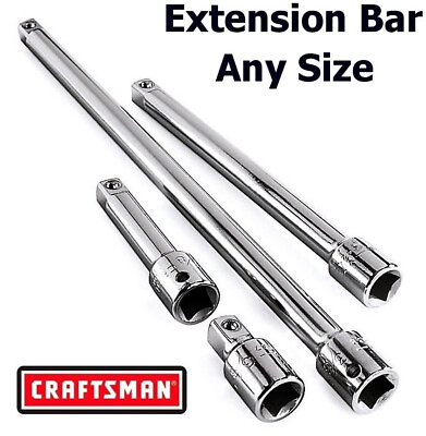 #ad Craftsman 1 4quot; 3 8quot; 1 2quot; in. Drive Extension Bar Socket Ratchet you pick NEW $8.97