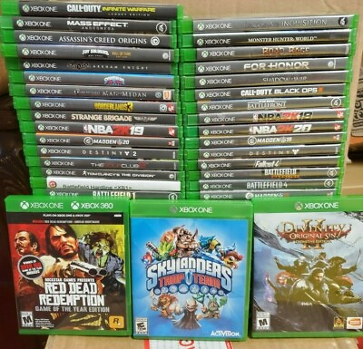 #ad #ad XBOX ONE AND XBOX SERIES X GAMES PICK AND CHOOSE LOT CLEAN AND TESTED $13.99