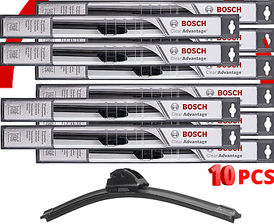 #ad Windshield Wiper Blade Clear Advantage Bosch 26CAquot; Front Left amp; Right 10PCS Set $89.98